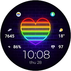 TVV Pride 4 Digital Watch Face icon