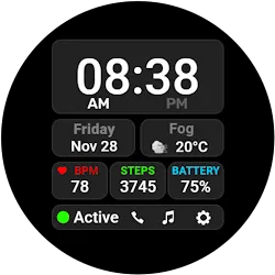Modular Data Watch Face icon
