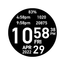 Big Hour Watch Face icon