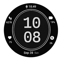 watch face circle icon
