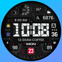 SH070 Watch Face, WearOS watch icon