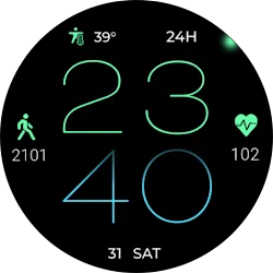 Digital Basic 14 Wear OS 4+ icon