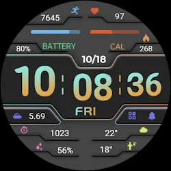 ZKin Watch Gray Dark Blocks icon