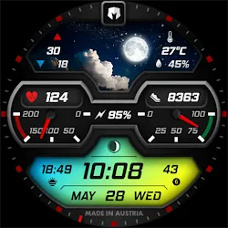 DM148 Vibrant Futuristic Face icon