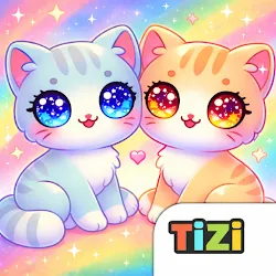 Jogos de Gato: Fofo Pet Cidade icon