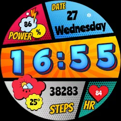 Pop Art Style Watch Face icon