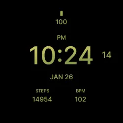 Pure Army Green Watch Face icon