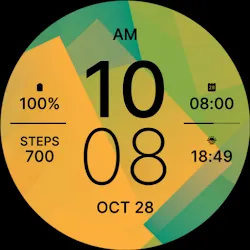 Yellow Green Fit Watch Face icon