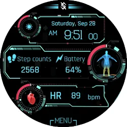 BFF26- Technology Body & Heart icon