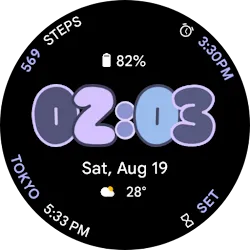 Android 14 Watch Face I icon