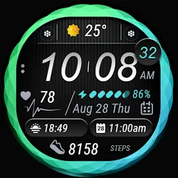 Colorful Watch Face - OMG 22 icon