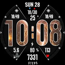 WEATHER in Big Bold Time ECO64 icon