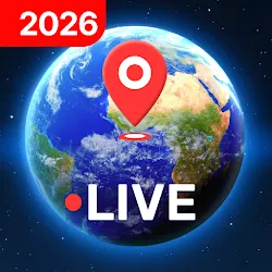 Mapa Mundi: Mapa ao Vivo 3D icon