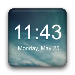 Widget de reloj digital icon