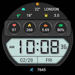 ZKin WatchFace Half Screen LCD icon