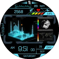 BFF30- Technology Mosque & Map icon