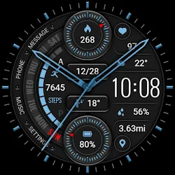 ZKin Watch Face Simple Blue icon
