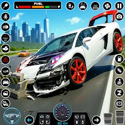 Crazy Car Crash Simulator : 3d icon