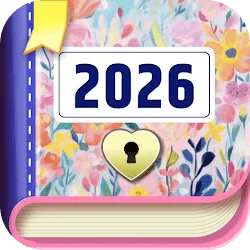 Diary with Lock: Diary Journal icon