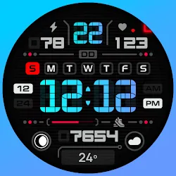 SH024 Watch Face, WearOS watch icon
