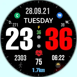 Big dgt mod 5M Watch face icon