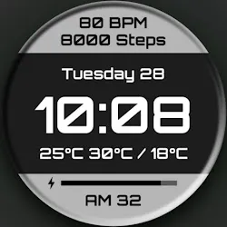 DADAM112: Digital Watch Face icon