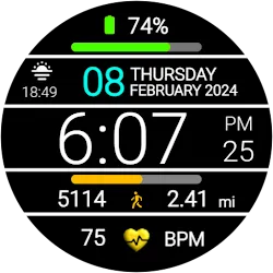Iris509 Digital Watch Face icon