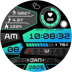 Digital Quantum HUD Watch Face icon