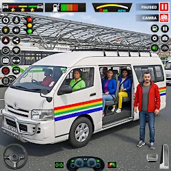 Mini Coach Bus Game Van Game icon