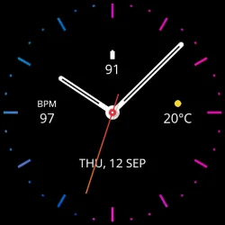 Illusion Black Watch Face icon