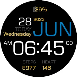 Key090 Digital Watch Face icon