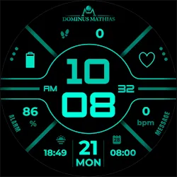 DM027 High-tech Digital Face icon
