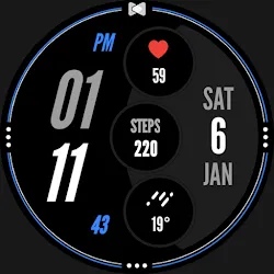 Nighty Digital 23 - watch face icon