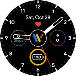 Pixel Style Analog Watch Face icon