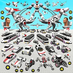 Dino Robot Car Game:Robot Game icon