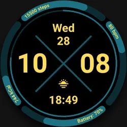 DADAM120: Digital Watch Face icon