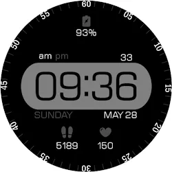 Key060 Digital Watch Face icon