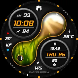 DM160 Stylish Tech Watch Face icon