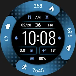 【Digital】Blue Half Tone icon