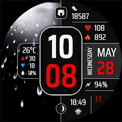 DM149 High-tech Digital Face icon