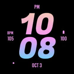 Summer Bold Watch Face icon