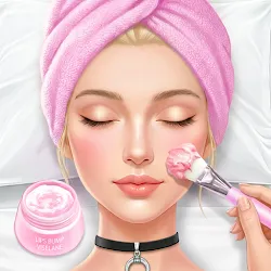 美容游戏大全: 女生化妆沙龙和娃娃换装游戏 icon