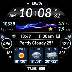 Modern Fitness Tracker IW20 icon
