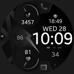 Graphite Digital Watch Face icon