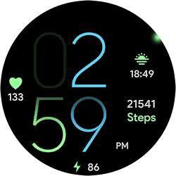 Minimal Basic 2 Wear OS 5+ icon