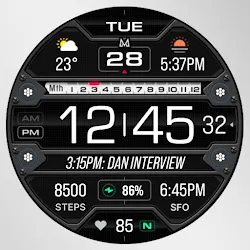 MD313 Digital Watch Face icon