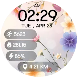 Floral Minimal WatchFace icon