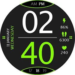 Digital Watch Face Key 016 icon