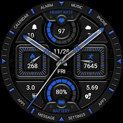 【Analog】Dark Blue Texture icon