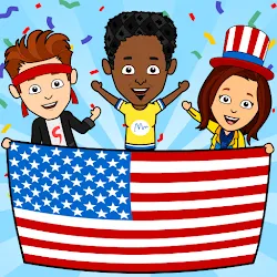 USA Map Kids Geography Games icon